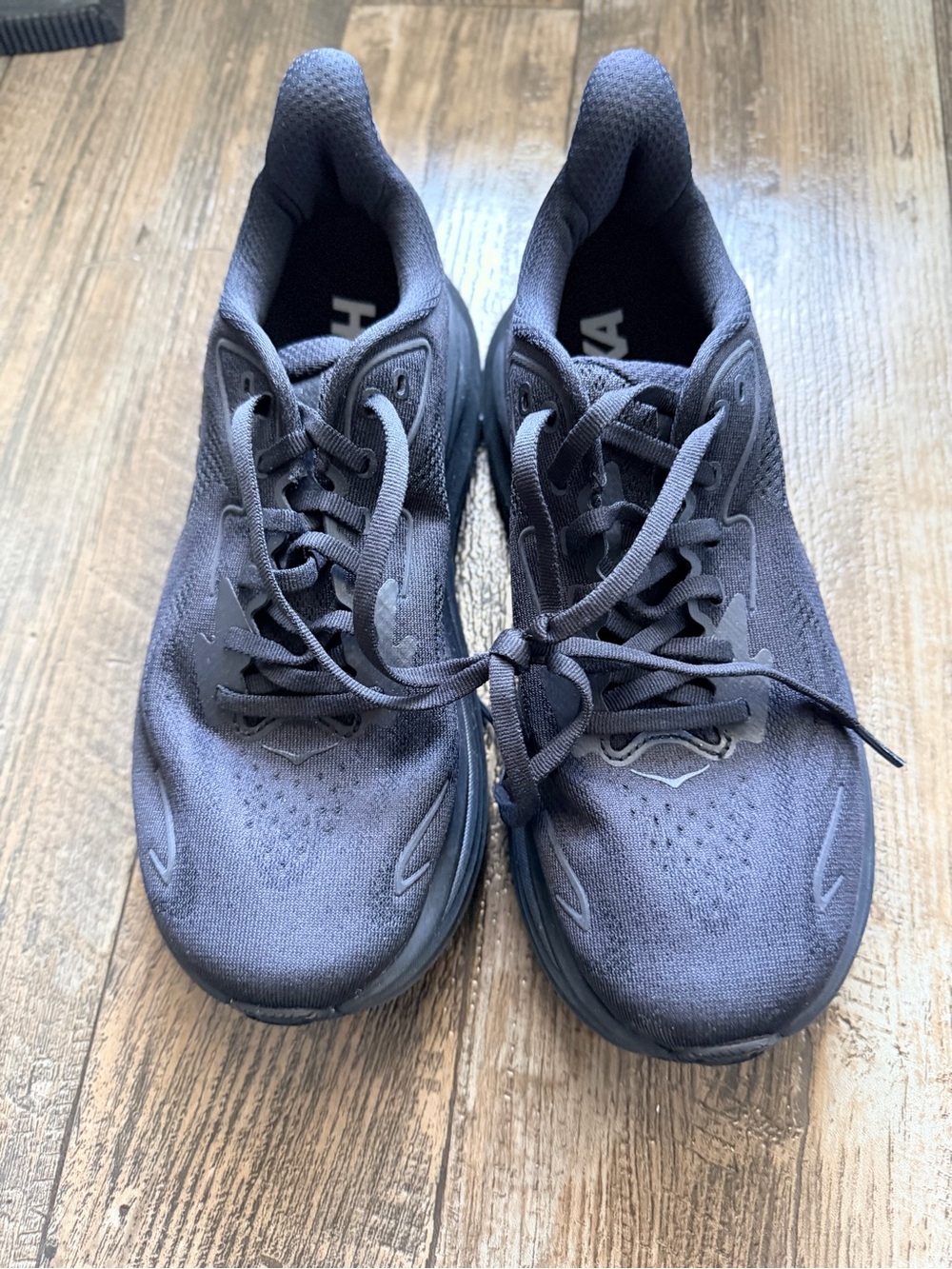 Hoka All-Black Athletic Running Shoes - Picture 10 of 10
